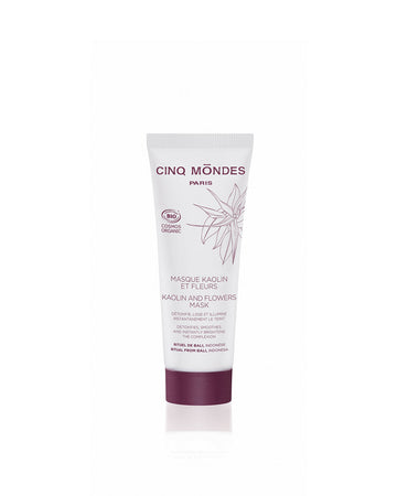 Cinq Mondes Masque Kaolin et Fleurs