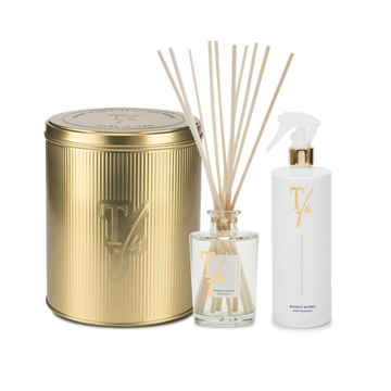 Teatro Fragranze Uniche Gold Tin Box Bianco Divino