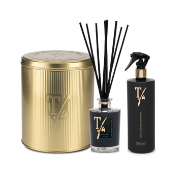 Teatro Fragranze Uniche Nero Divino Gold Tin Box Nero Divino